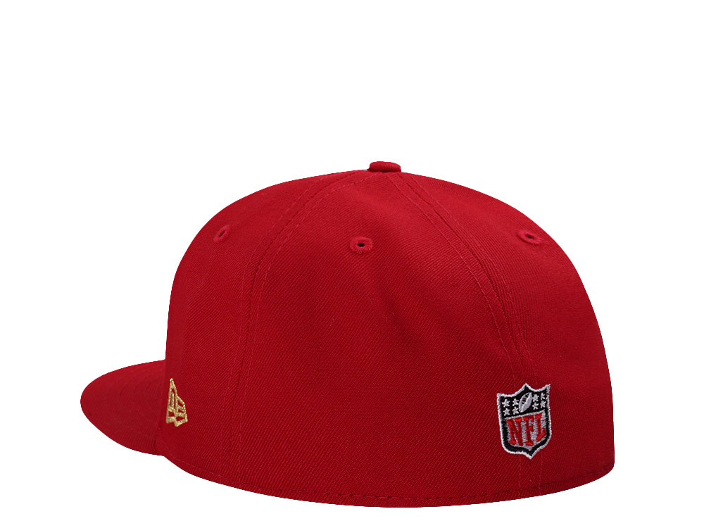 New Era San Francisco 49ers 60th Anniversary Scarlet Prime Edition 59Fifty Fitted Casquette