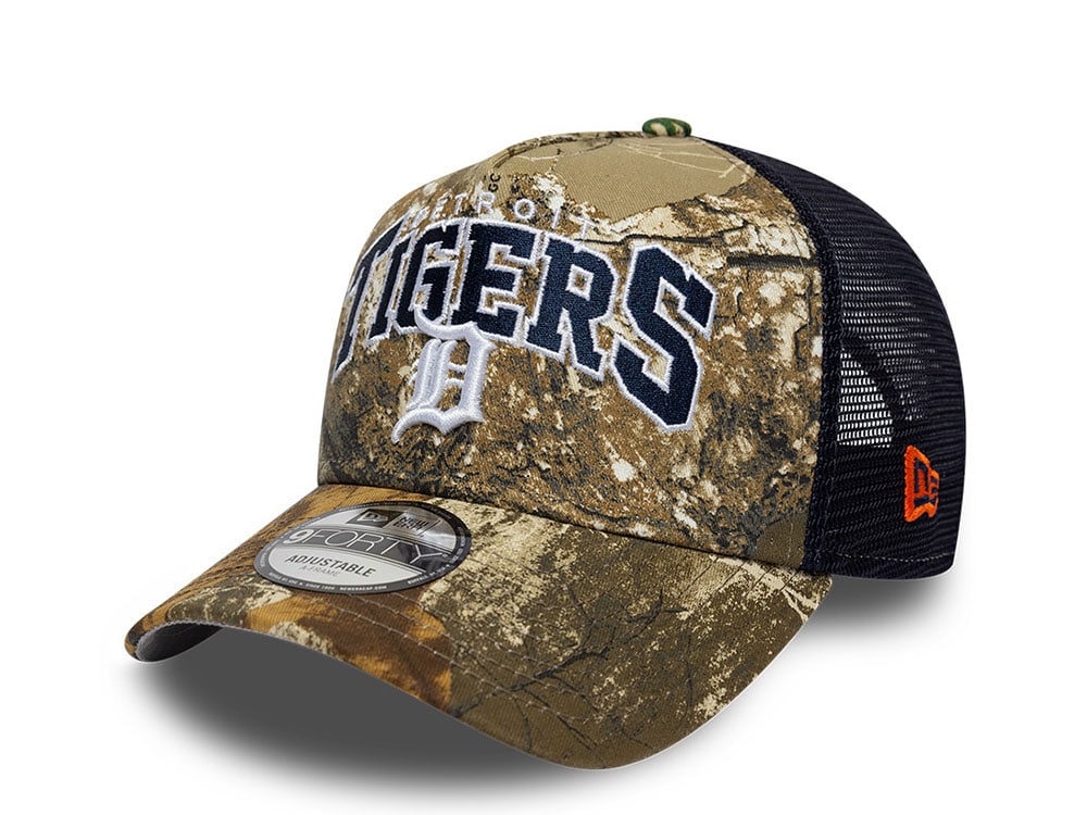 New Era Detroit Tigers Realtree Edition 9Forty A Frame Trucker Snapback Casquette