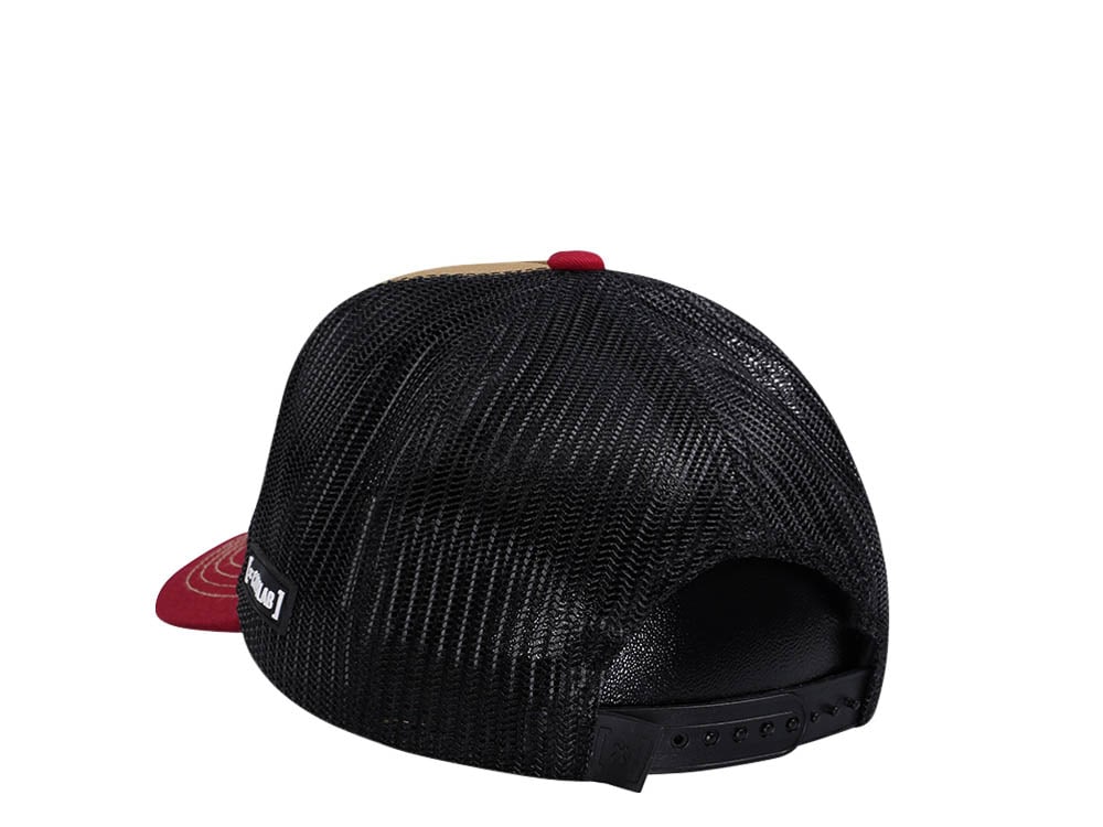 Capslab Looney Tunes Wile E Coyote Orange/Red/Black Trucker Snapback Casquette
