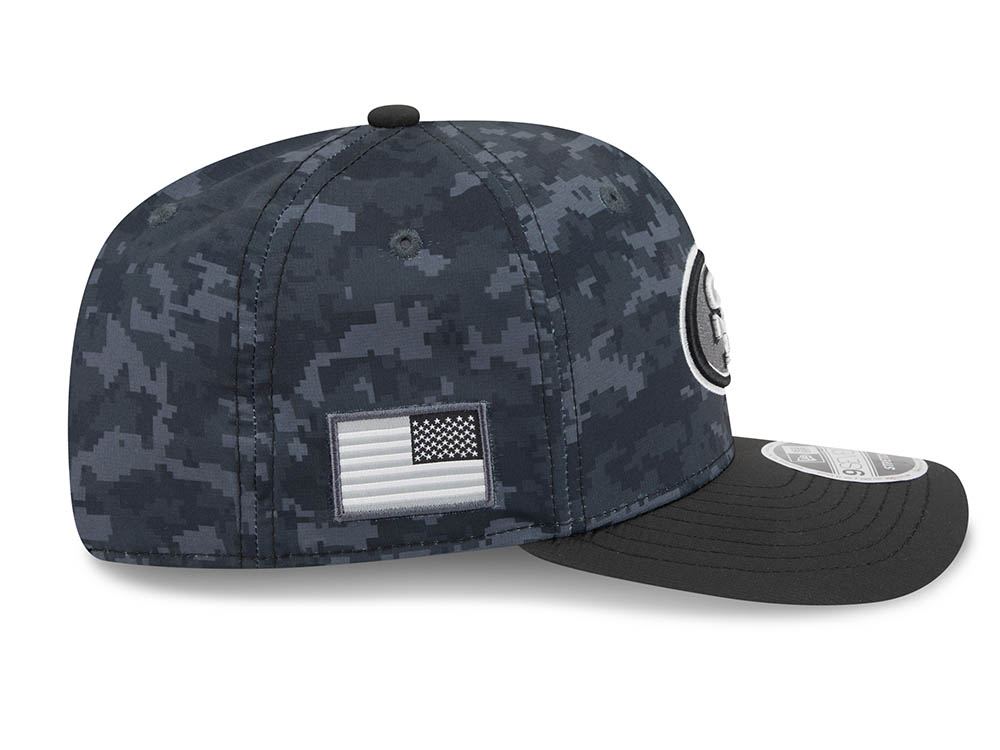 New Era San Francisco 49ers NFL Salute to Service 2026 Digi Camo Black 9Seventy Stretch Snapback Casquette