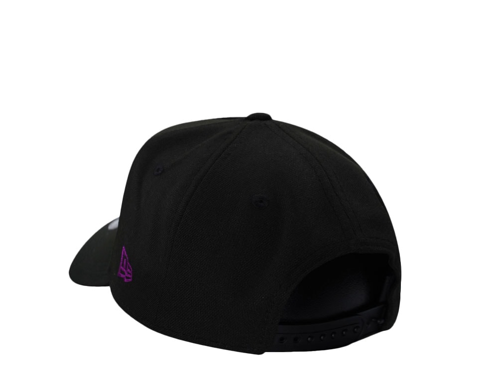 New Era Los Angeles Dodgers World Series 2025 Magenta Black Prime Edition 9Forty A Frame Snapback Casquette