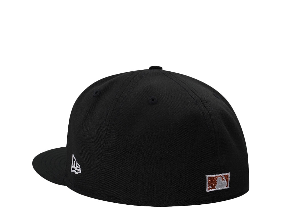 New Era Milwaukee Brewers County Stadium Black Throwback Edition 59Fifty Fitted Casquette