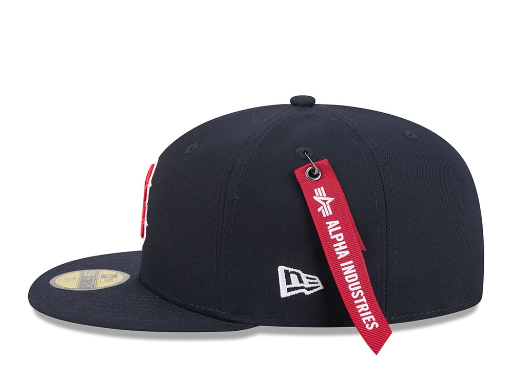 New Era Alpha Industries Boston Red Sox Navy Prime Edition 59Fifty Fitted Casquette