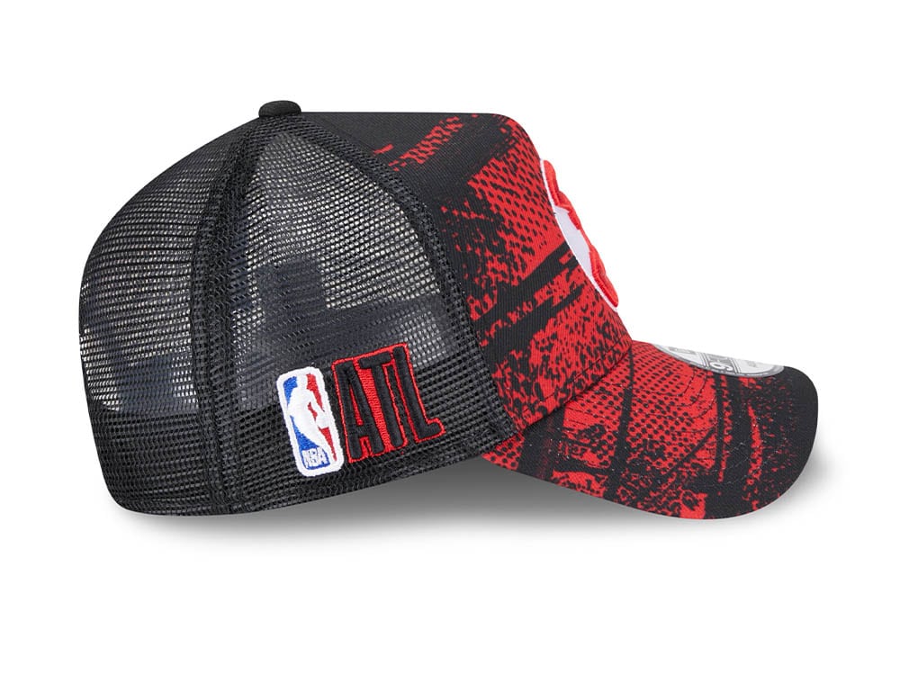 New Era Atlanta Hawks NBA Tip Off 2024 Trucker 9Forty A Frame Snapback Casquette