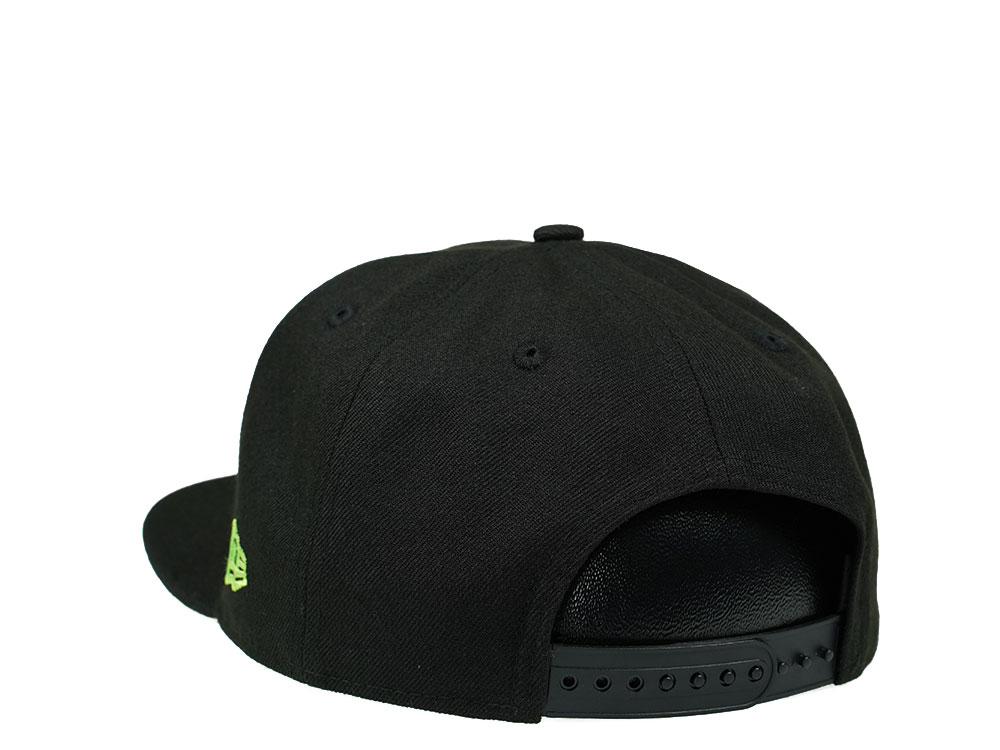 New Era Seattle Seahawks Green on Black Edition 9Fifty Snapback Casquette