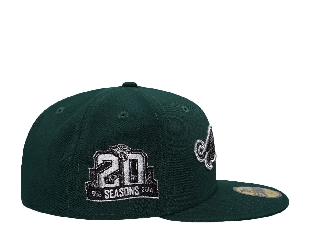 New Era Jacksonville Jaguars 20 Seasons Racing Green Prime Edition 59Fifty Fitted Casquette