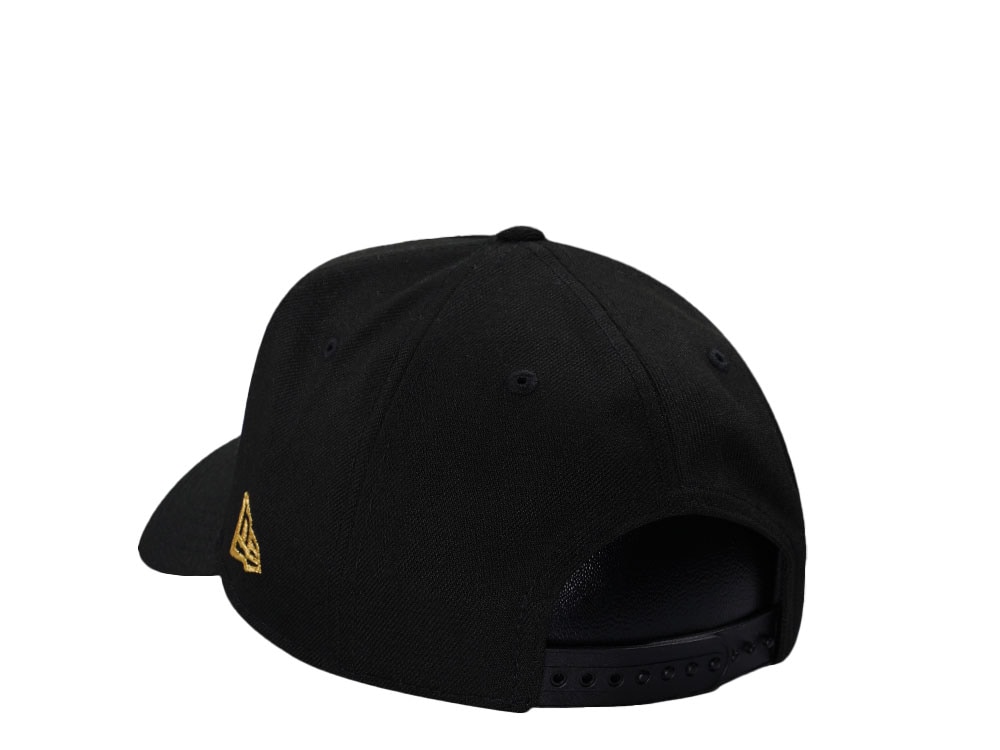New Era Anaheim Angels Black Gold Cascading Prime Edition 9Forty A Frame Snapback Casquette