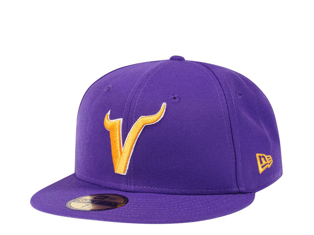 New Era Minnesota Vikings Alternate Logo Purple Edition 59Fifty Fitted Casquette