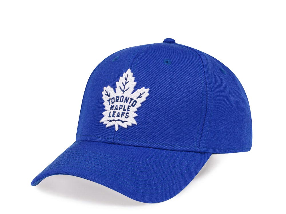 American Needle Toronto Maple Leafs Blue Stadium Curved Snapback Casquette