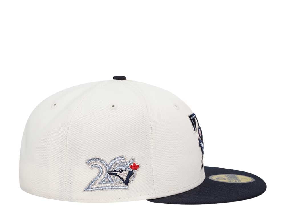 New Era Toronto Blue Jays 20th Anniversary Chrome Elite Metallic Two Tone Edition 59Fifty Fitted Casquette