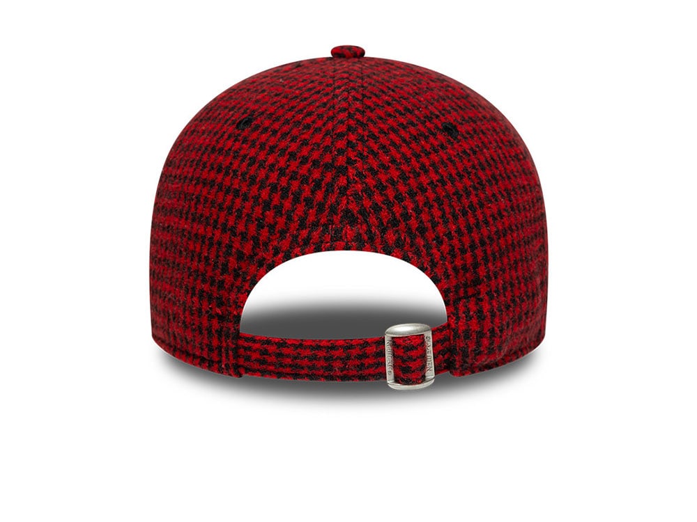 New Era Ac Milan Houndstooth Red Edition 9Forty Adjustable Casquette