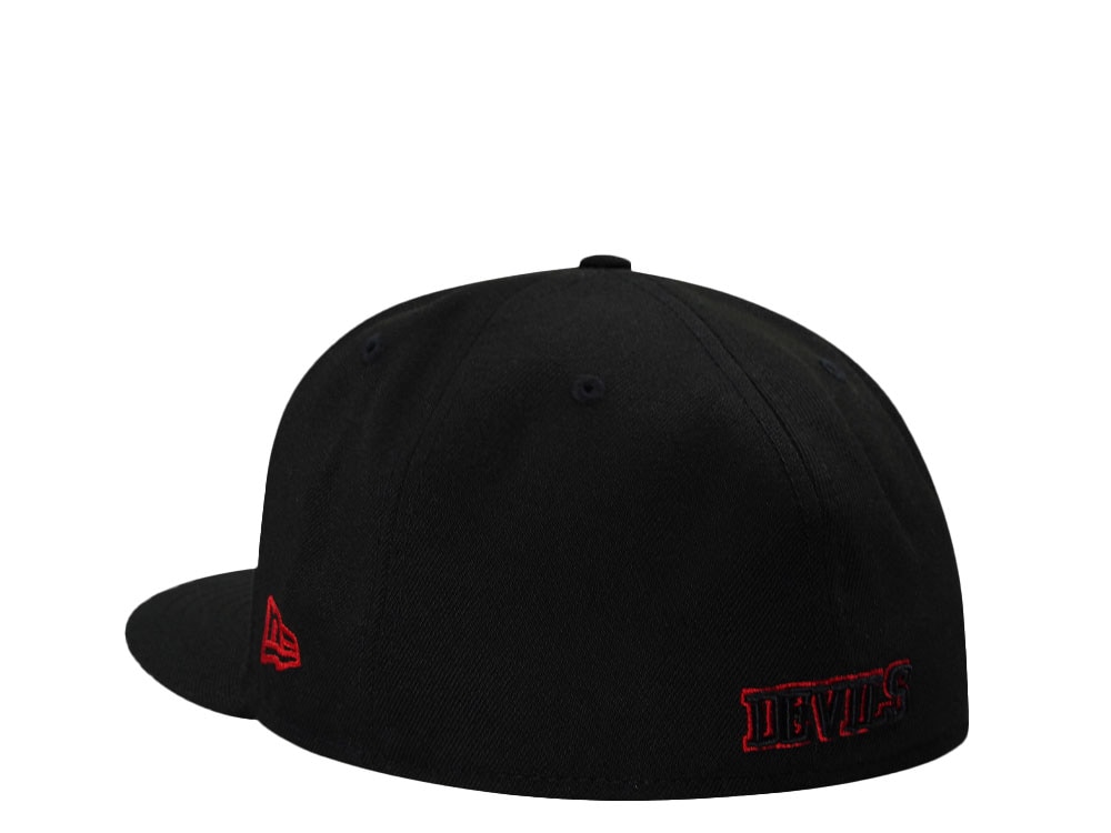 New Era New Jersey Devils 30th Anniversary Legend Black Red Edition 59Fifty Fitted Casquette