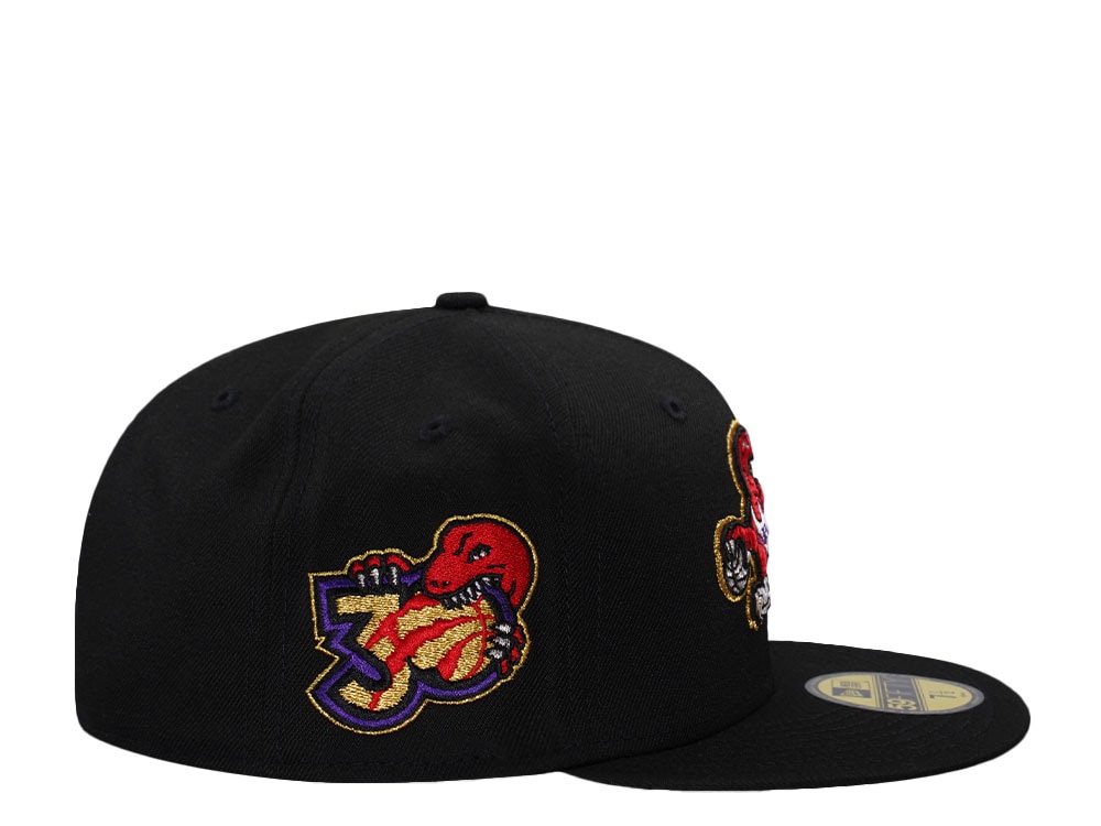 New Era Toronto Raptors 30th Anniversary Black Prime Edition 59Fifty Fitted Casquette