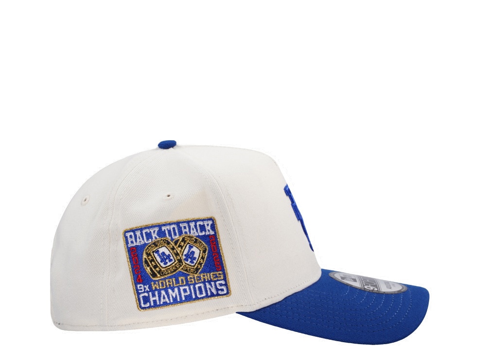 New Era Los Angeles Dodgers Back to Back Upside Down Chrome Two Tone Edition 9Forty A Frame Snapback Casquette
