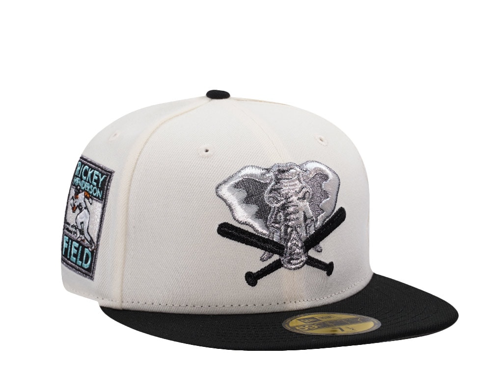 New Era Oakland Athletics Rickey Henderson Chrome Two Tone Edition 59Fifty Fitted Casquette