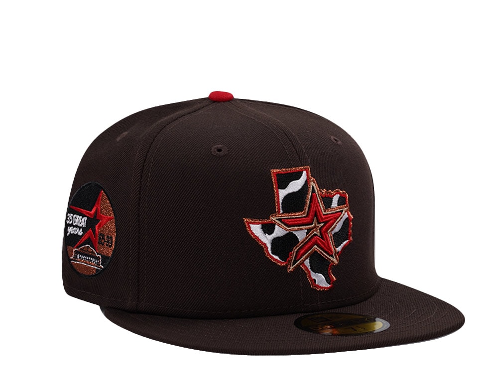 New Era Houston Astros 35th Anniversary Burnt Wood Edition 59Fifty Fitted Casquette
