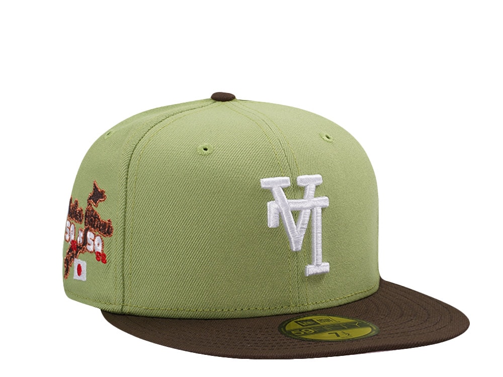 New Era Los Angeles Dodgers Ohtani Updisde Down Matcha Two Tone Edition 59Fifty Fitted Casquette