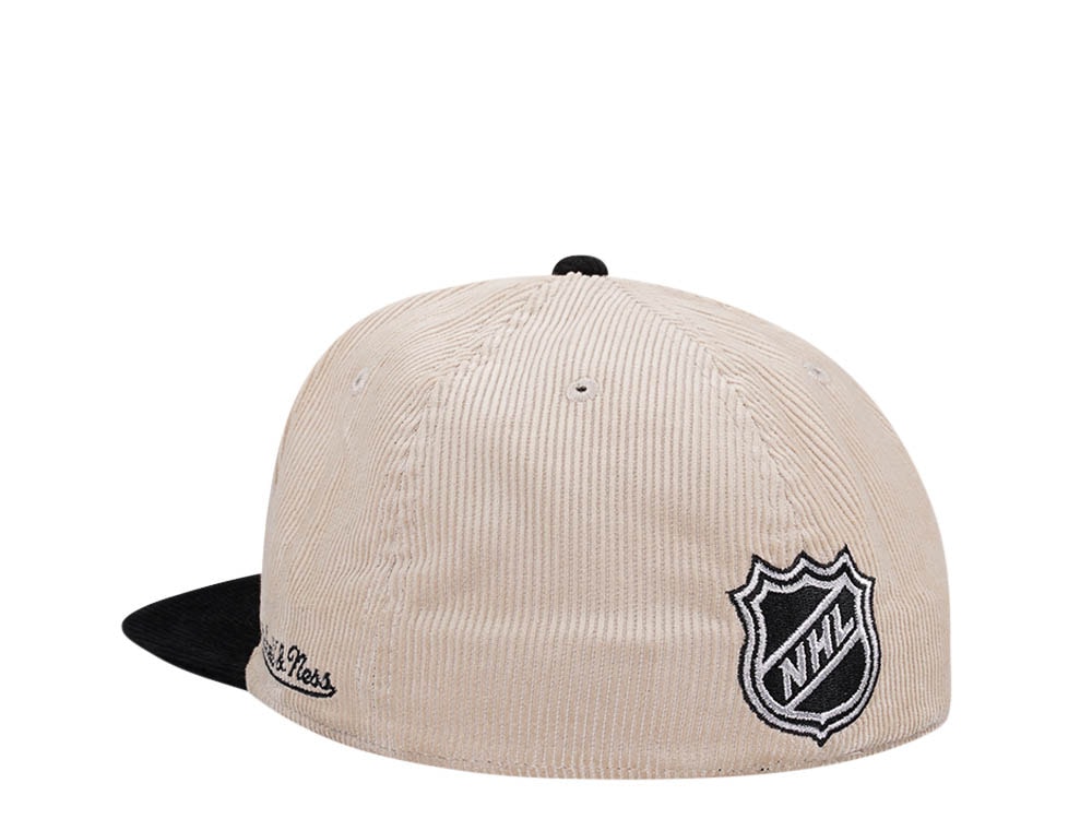 Mitchell & Ness San Jose Sharks 20th Anniversary Two Tone Cord Edition Dynasty Fitted Casquette