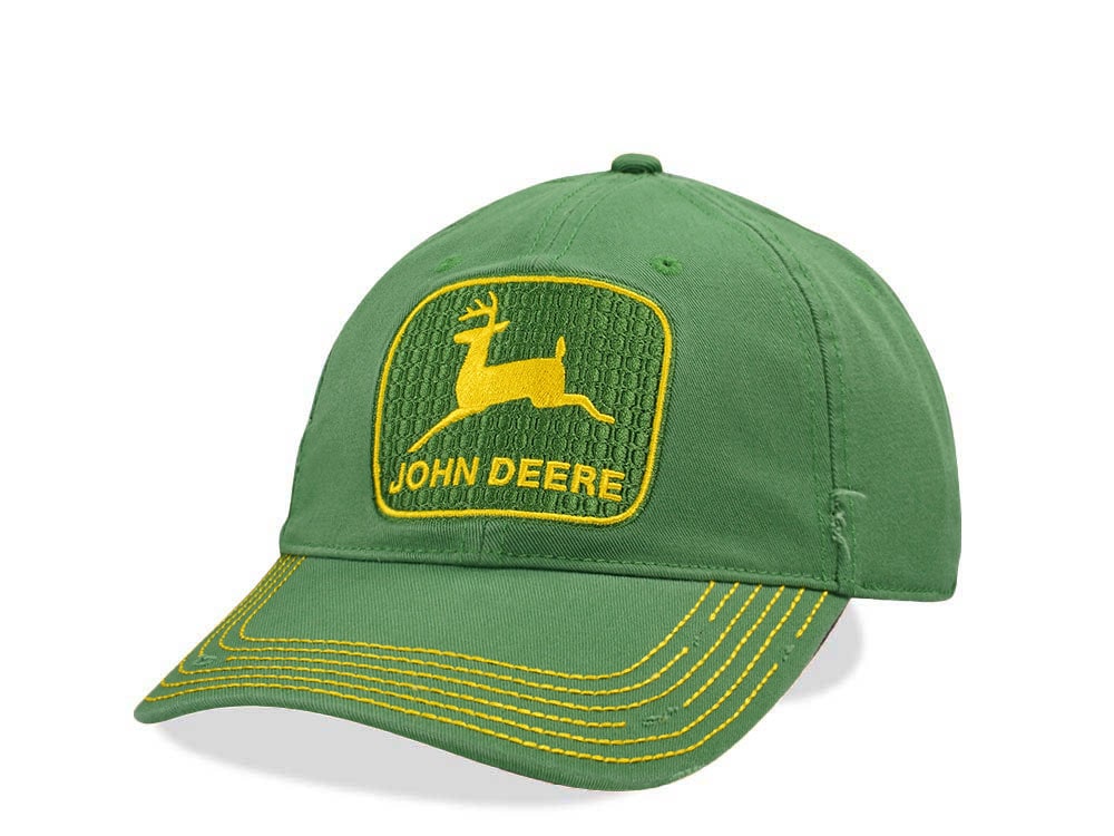 John Deere Vintage Dadhat Green Snapback Casquette