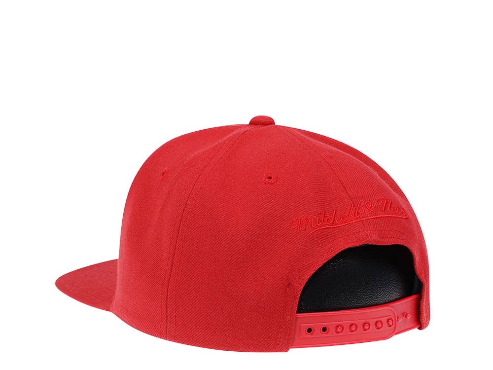 Mitchell & Ness Atlanta Hawks Red Hardwood Classic Snapback Casquette