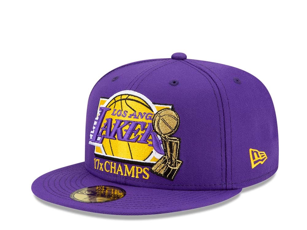 New Era Los Angeles Lakers 17x Champs Purple 59Fifty Fitted Casquette