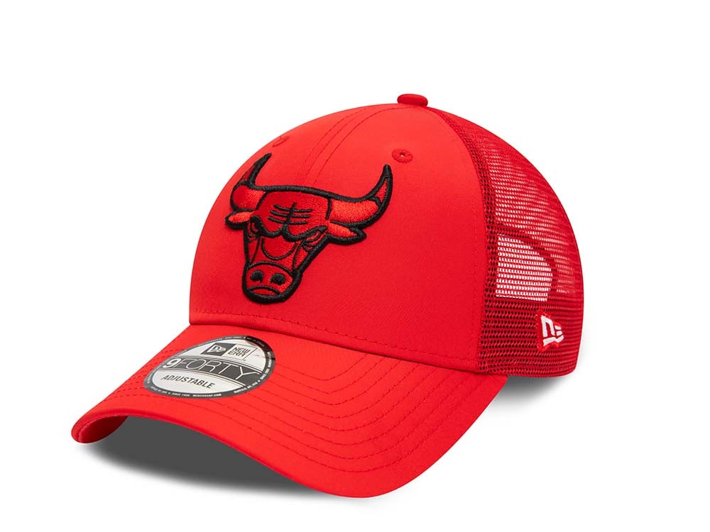 New Era Chicago Bulls Home Field Red 9Forty Trucker Strapback Casquette