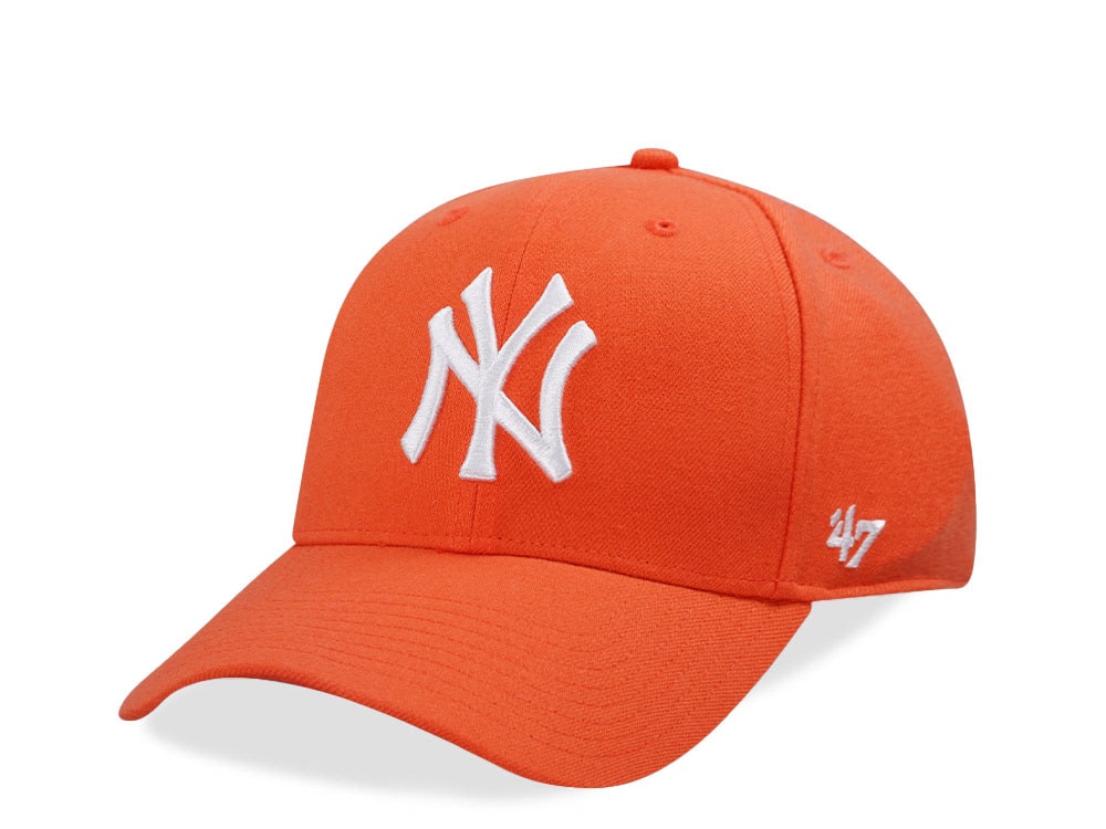 47Brand New York Yankees Orange MVP Snapback Casquette