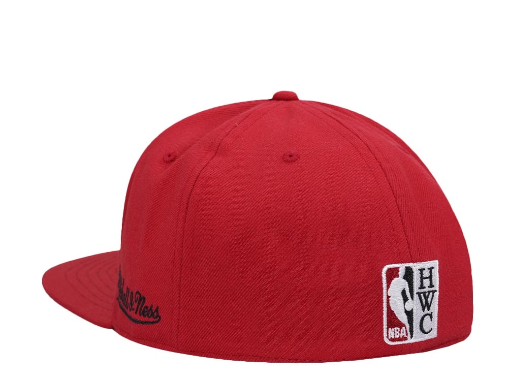 Mitchell & Ness Chicago Bulls Logo History Hardwood Classic Dynasty Fitted Casquette