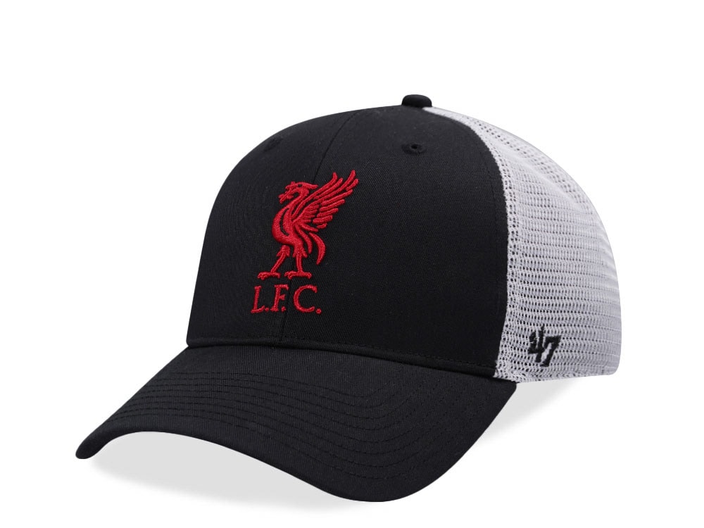 47Brand Liverpool FC Black MVP Trucker Snapback Casquette