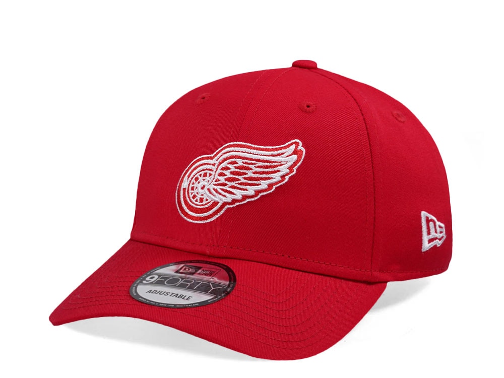 New Era Detroit Red Wings NHL Injection 2024 Scarlet 9Forty Snapback Casquette