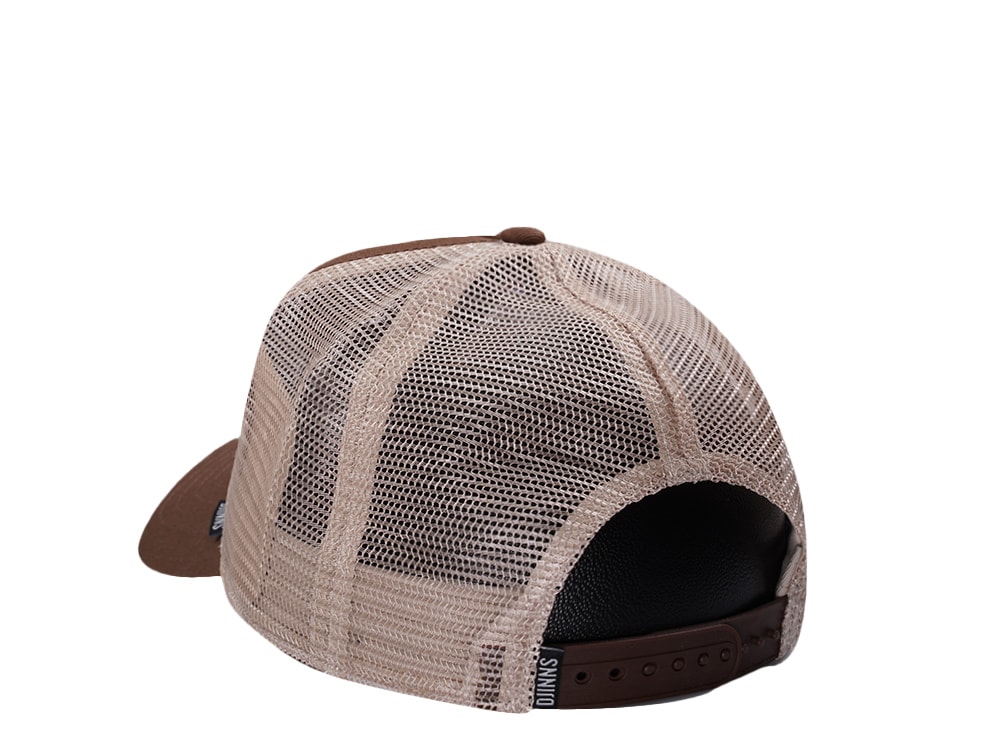 Djinns HFT Guy in a Cup Dark Brown Trucker Snapback Casquette