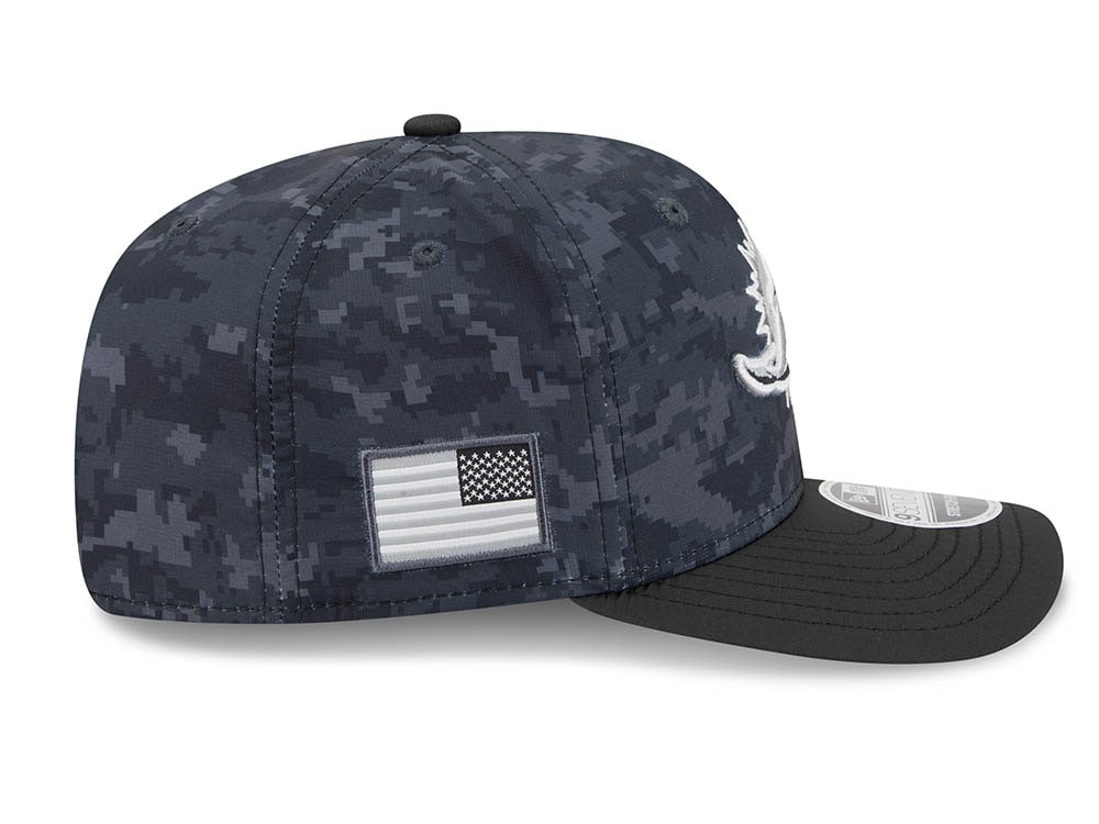 New Era Miami Dolphins NFL Salute to Service 2026 Digi Camo Black 9Seventy Stretch Snapback Casquette