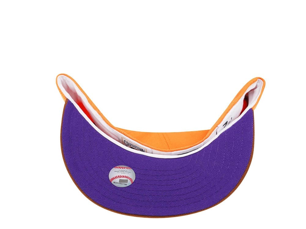New Era Toronto Blue Jays 25th Anniversary Bourbon Tangerine Prime Edition 59Fifty Fitted Casquette
