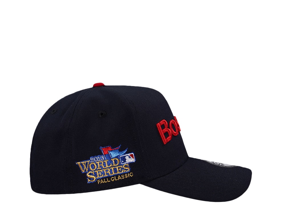 New Era Boston Red Sox World Series 2013 Navy Metallic Edition 9Forty A Frame Snapback Casquette