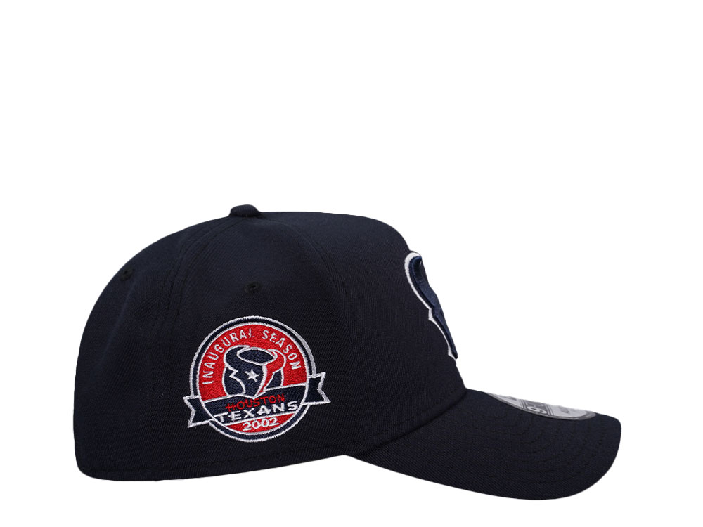 New Era Houston Texans 2002 Navy 9Forty A Frame Snapback Casquette