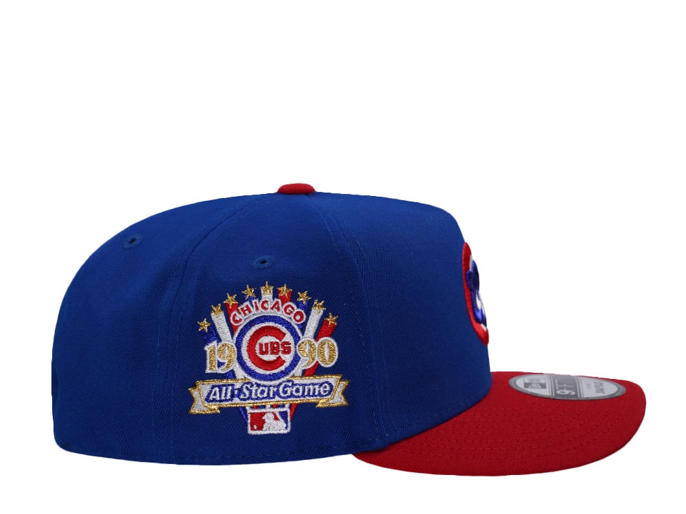 New Era Chicago Cubs All Star Game 1990 Two Tone Edition 9Fifty A Frame Snapback Casquette