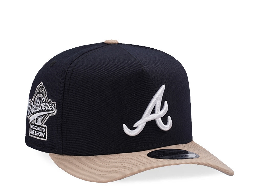 New Era Atlanta Braves World Series 2005 Navy Two Tone Edition 9Fifty A Frame Snapback Casquette