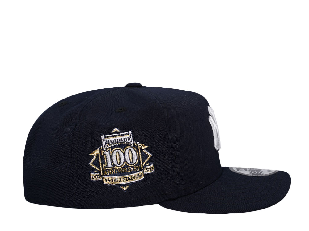 New Era New York Yankees 100th Anniversary Navy 9Fifty A Frame Snapback Casquette