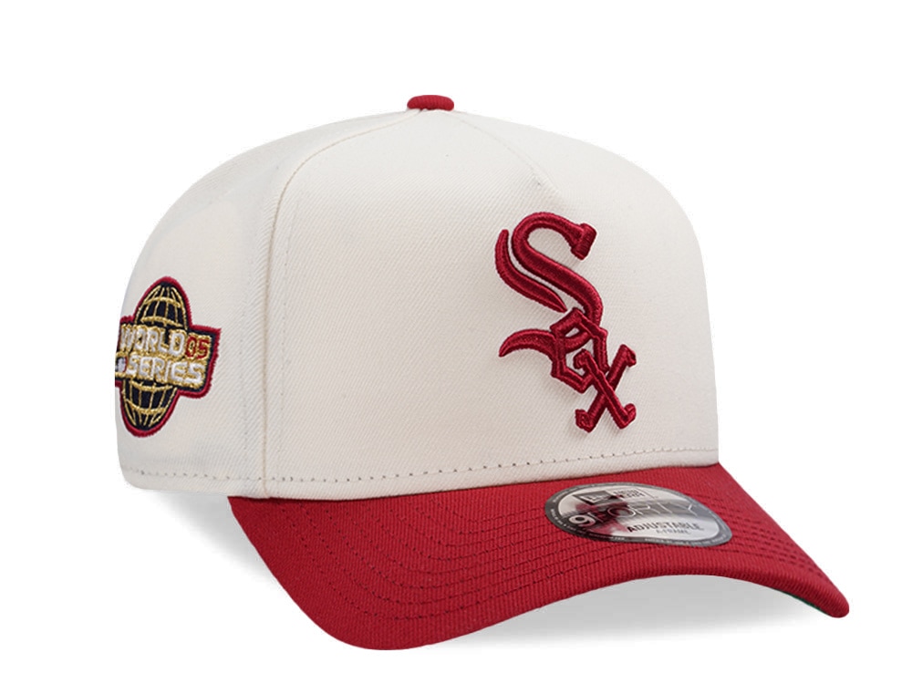New Era Chicago White Sox World Series 2005 Chrome Two Tone Edition 9Forty A Frame Snapback Casquette