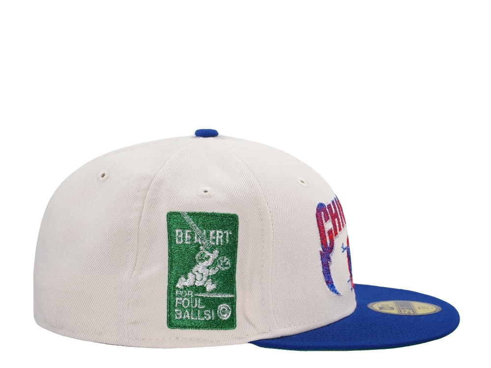 New Era Chicago Cubs Be Alert Light Cream Two Tone Edition 59Fifty Fitted Casquette