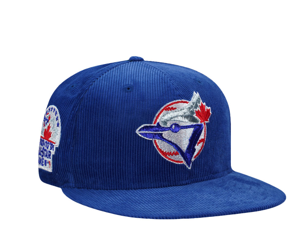 New Era Toronto Blue Jays All Star Game 1991 Blue Corduroy Prime Edition 59Fifty Fitted Casquette