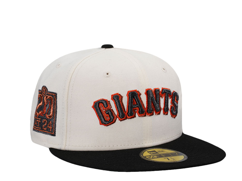 New Era San Francisco Giants 20 AT 24 Chrome Metallic Two Tone Edition 59Fifty Fitted Casquette