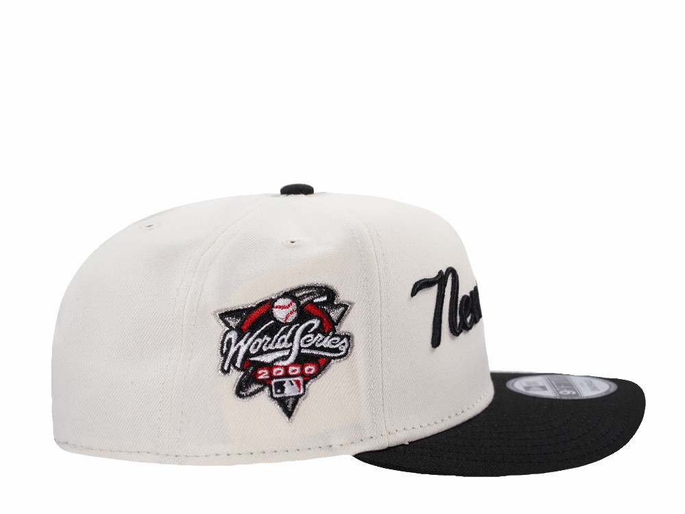 New Era New York Yankees World Series Champions 2000 Script Chrome Two Tone Edition 9Fifty A Frame Snapback Casquette
