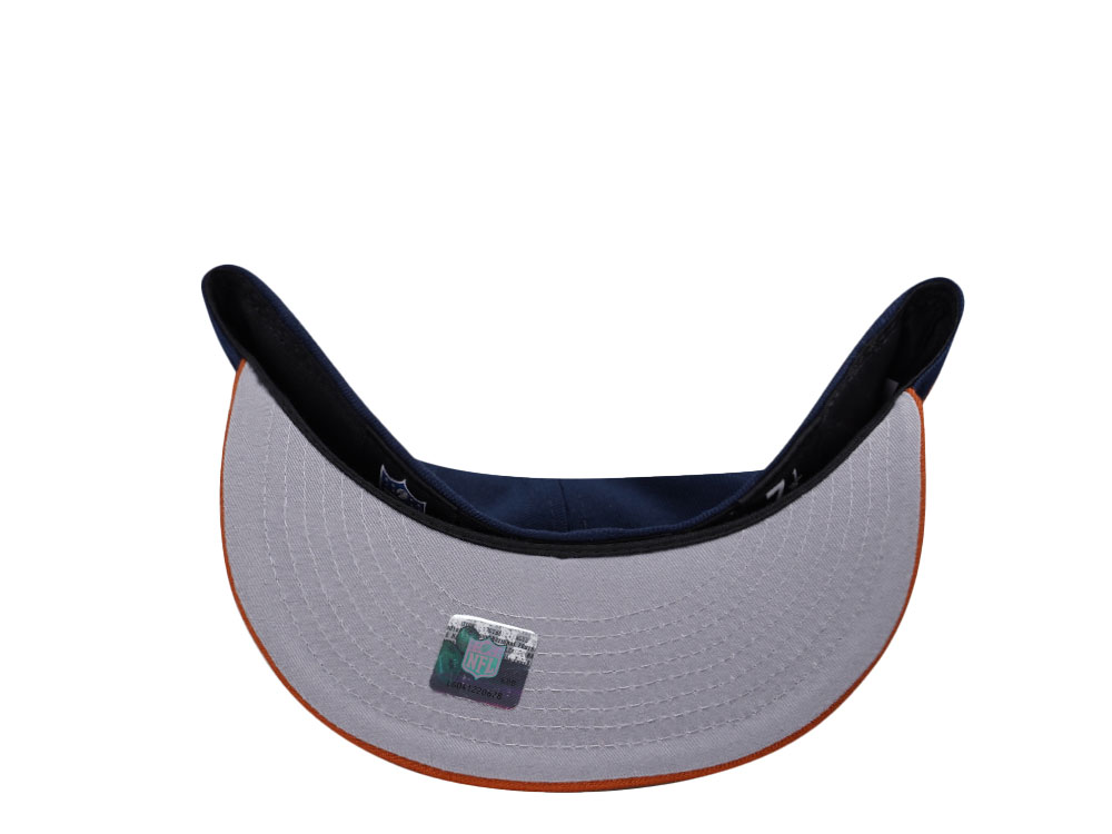 New Era Denver Broncos Navy Rust Two Tone Prime Edition 59Fifty Fitted Casquette