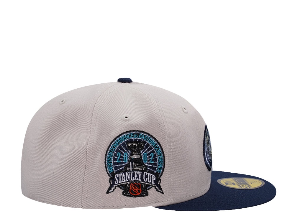 New Era Detroit Red Wings Stanley Cup 2002 Stone Two Tone Edition 59Fifty Fitted Casquette