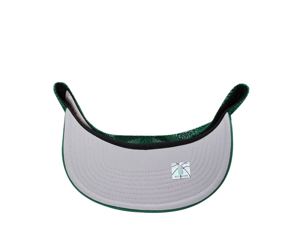 Mitchell & Ness Boston Celtics Green Trucker Adjustable Fit Snapback Casquette