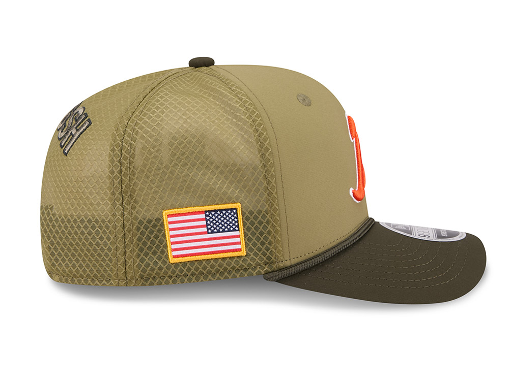 New Era Chicago Bears Salute To Service 2025 9Seventy Snapback Casquette