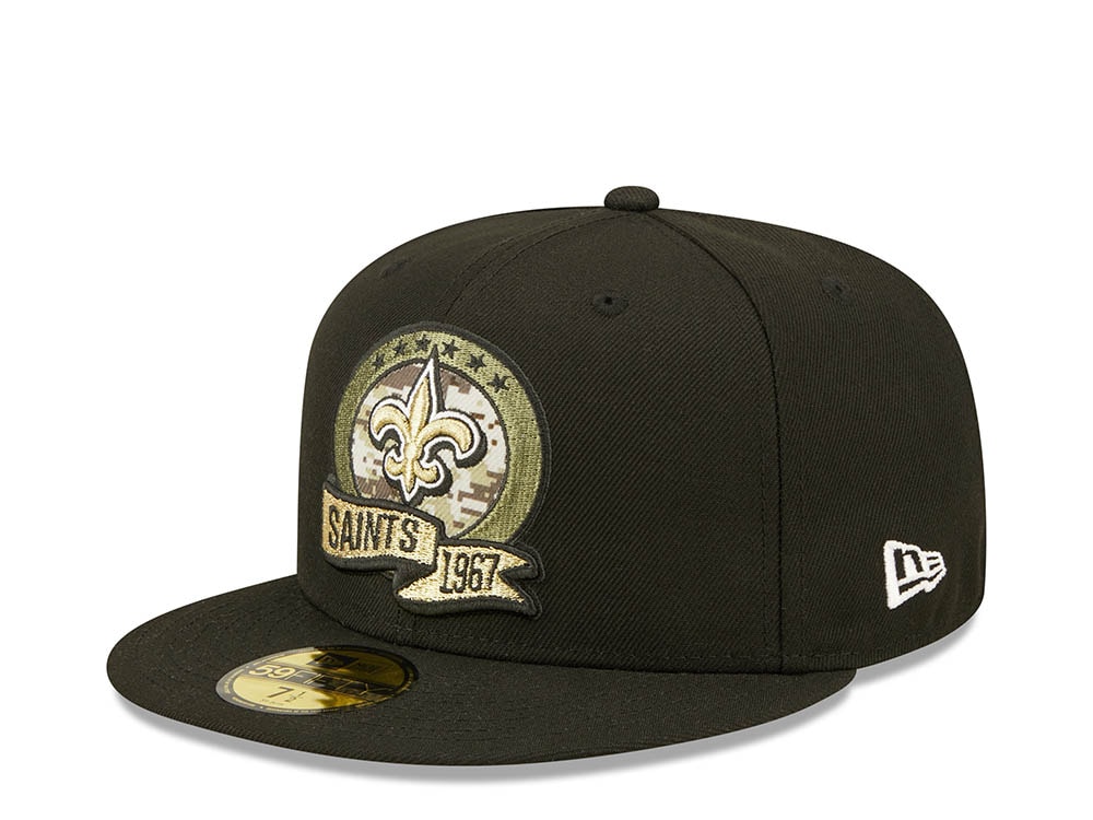 New Era New Orleans Saints Salute to Service 2022 Fitted 59Fifty Casquette