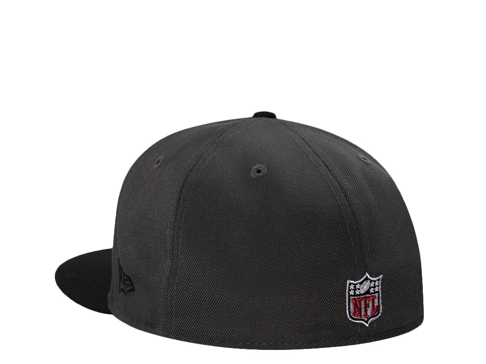 New Era Tampa Bay Buccaneers 40 Seasons Metallic Graphite Two Tone Edition 59Fifty Fitted Casquette