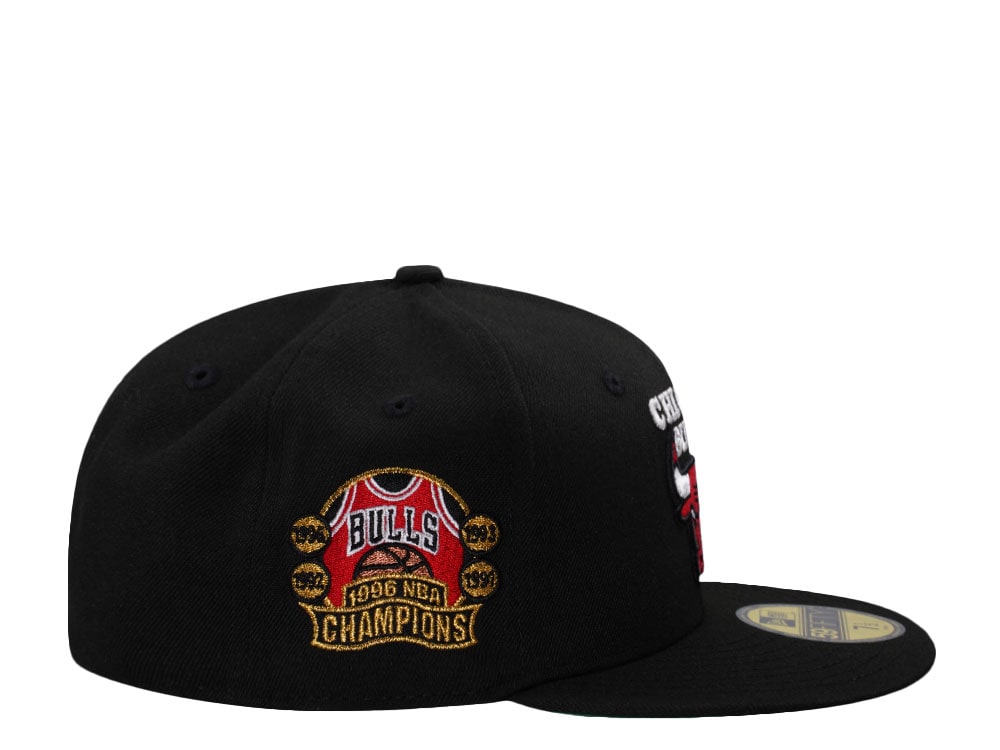 New Era Chicago Bulls NBA Champions 1996 Black Edition 59Fifty Fitted Casquette